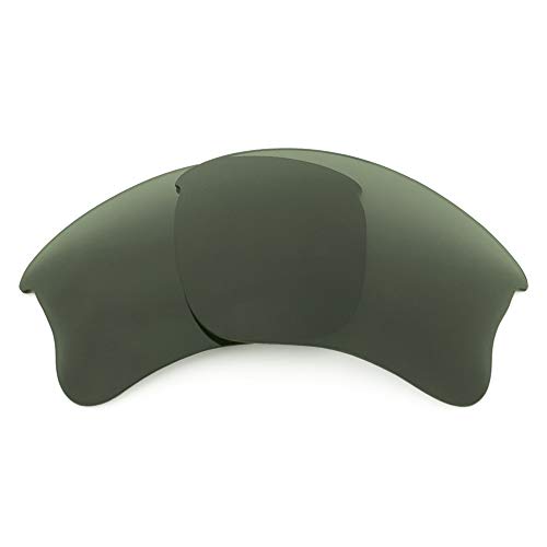 Revant Lentes de Repuesto Compatibles con Gafas de Sol Oakley Flak Jacket XLJ (Ajuste Asiático), Polarizados, Gris Verde