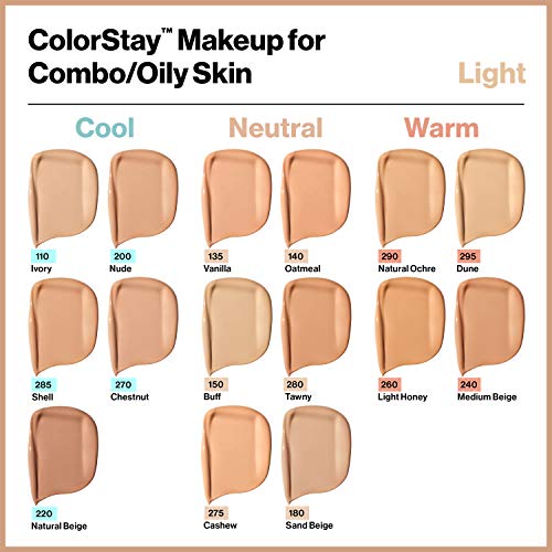Revlon ColorStay Base de Maquillaje piel mixta/grasa FPS15, #150 Buff 30ml
