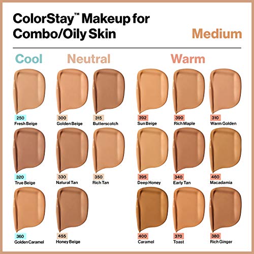 Revlon ColorStay Base de Maquillaje piel mixta/grasa FPS15, #150 Buff 30ml