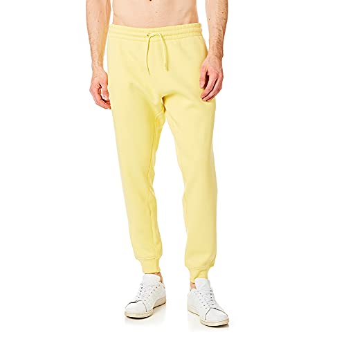 Ript Essentials by Ript Performance RCPNT764 - Pantalones deportivos para hombre con tacto suave para hombre, color amarillo, talla S