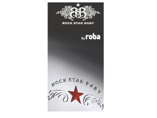 Roba-Kids Rock Star Baby - Juego de funda de edredón y de almohada, protector y dosel