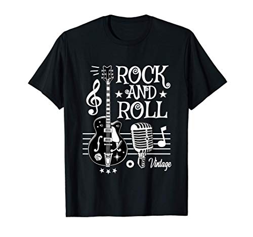 Rockabilly Hombre Mujer Rockera Doo Wop Ropa Rock and Roll Camiseta