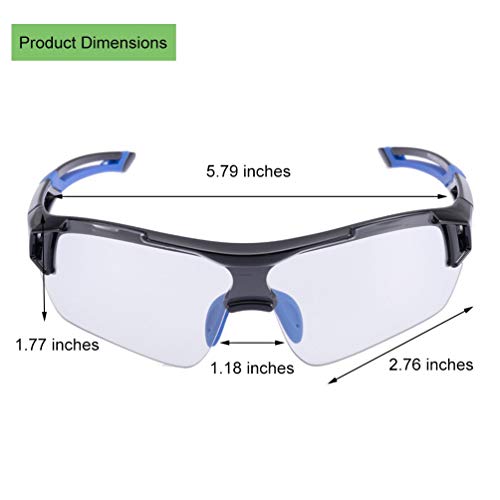 ROCKBROS Gafas de Sol Fotocromáticas Lentes Transparentes con Protección UV400 Ultraligero para Ciclismo Running Deportes al Aire Libre para Hombre y Mujer