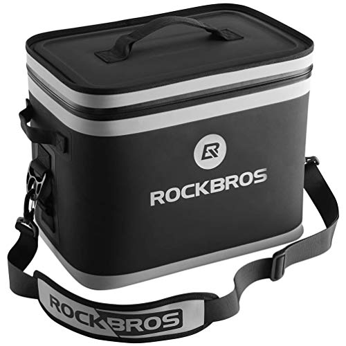ROCKBROS Nevera Portátil Suave Refrigerador 20L Impermeable para Camping, Pesca, Viaje, Playa, Picnic, Barbacoa, Hogar y Actividades al Aire Libre