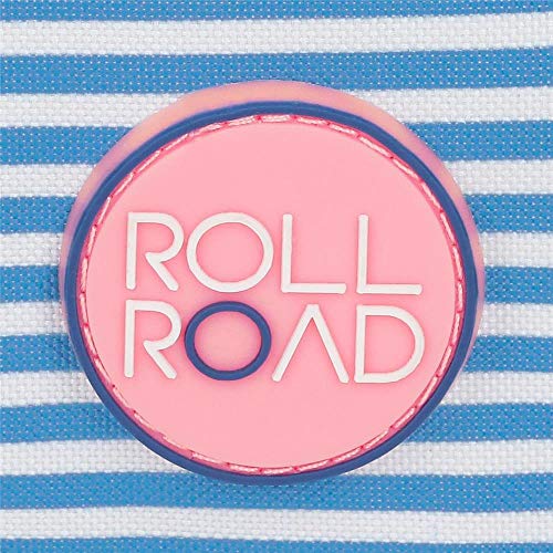 Roll Road Rose Mochila 4 ruedas Azul 32x44x21 cms Poliéster 29.57L