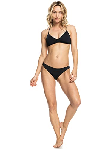 Roxy™ Beach Classics - Top de Bikini Triangular atlético - Mujer - M - Negro