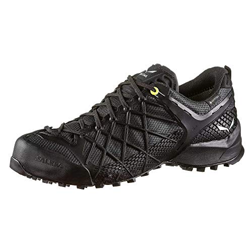 Salewa MS Wildfire Gore-TEX Zapatos de Senderismo, Black Out/Silver, 43 EU