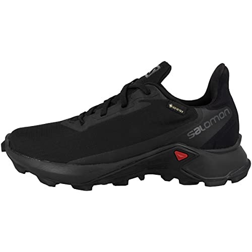 Salomon Alphacross 3 Gore-Tex (impermeable) Mujer Zapatos de trail running, Negro (Black/Black/Black), 37 1/3 EU