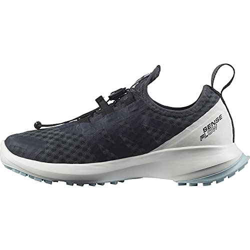 Salomon Sense Flow Climasalomon Waterproof (impermeable) unisex-niños Zapatos de trail running, Azul (India Ink/White/Crystal Blue), 35 EU