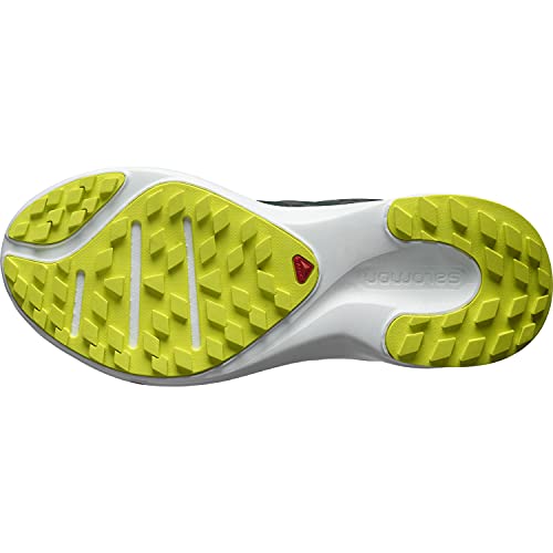 Salomon Sense Flow Climasalomon Waterproof (impermeable) unisex-niños Zapatos de trail running, Verde (Green Gables/White/Evening Primrose), 35 EU