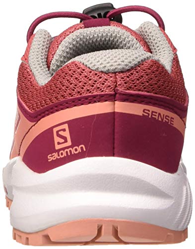 Salomon Sense Kids unisex-niños Zapatos de trail running, Rosado (Garnet Rose/Beet Red/Coral Almond), 27 EU