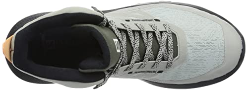 SALOMON Shoes OUTpulse Mid GTX, Zapatillas Deportivas Hombre, Wrought Iron/Black/Vibrant Orange, 44 EU