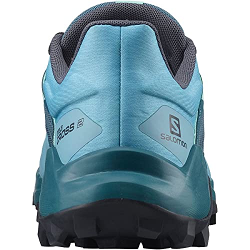 SALOMON Shoes WILDCROSS 2, Zapatillas de Trail Running Mujer, Delphinium Blue/Mallard Blue/YUCCA, 42 EU