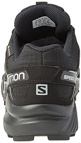 Salomon Speedcross 4 GTX, Hombre, Negro (Black/Silver Metallic-X), 44 EU