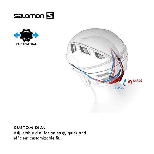Salomon SPELL Casco de esquí y snowboard para mujer, Ajuste regulable, Beige, S (53-56 cm)