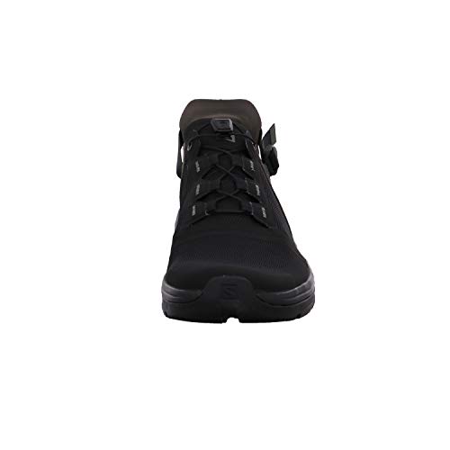 Salomon Tech Amphib 4 Hombre Zapatos de trekking, Negro (Black/Beluga/Castor Gray), 40 EU