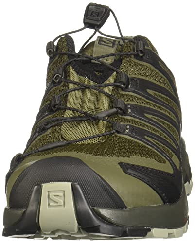 Salomon XA Pro 3D V8 Wide Hombre Zapatos de trail running, Marrón (Grape Leaf/Peat/Shadow), 42 EU