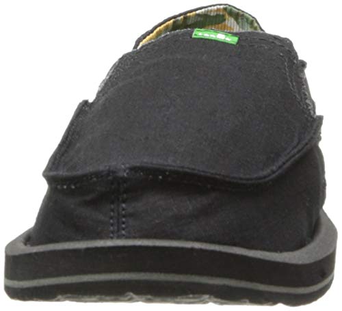 Sanuk Men's Pick Pocket Slip-On Shoe (40 M EU / 7 D(M) US, Black)