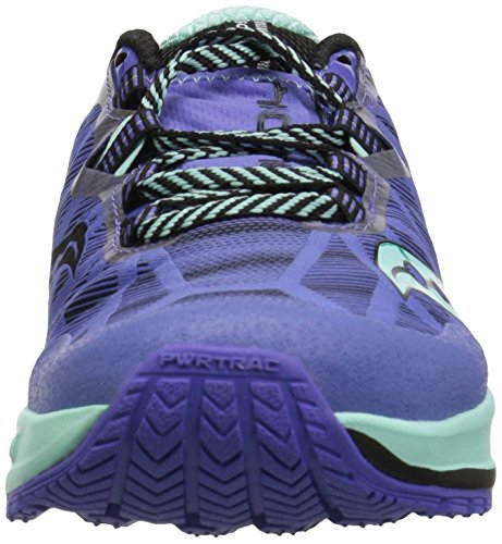 Saucony KOA TR, Zapatillas de Trail-Running para Mujer, Violet/Aqua, 40.5 EU
