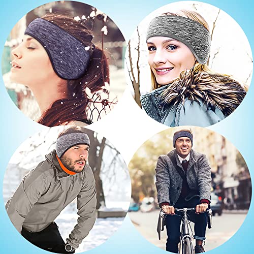 SAVITA 2 Piezas Stretchy Winter Headband Térmico Diadema Invierno Calentador de Orejas para Hombres Mujeres Corriendo Deportes