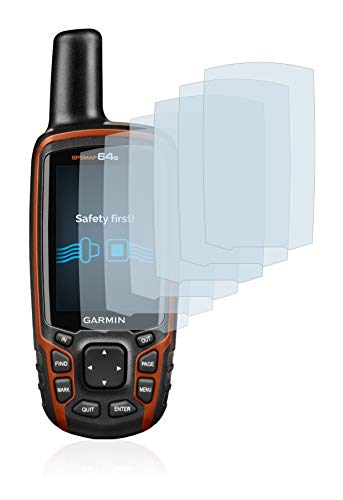 savvies Protector Pantalla Compatible con Garmin GPSMAP 64s (6 Unidades) Película Ultra Transparente