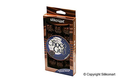 SCG26 Molde de Silicona para chocolatines con Forma de búho, Color marrón