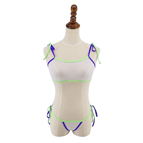 SHERRYLO See Through Micro Bikini Transparent Bañadores De Mujer Crop Top Thong Traje De Baño