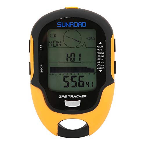 Shipenophy Medidor de Altitud GPS, Recordatorio de de Grabación de Larga Duración Altímetro de Temperatura Altímetro Electrónico para Consultas de Temperatura Y Humedad para Accesorios de Campo