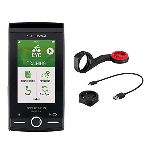 Sigma Sport Rox 12.0 Sport Ciclocomputador con navegación GPS, Gris, 4 GB