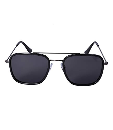 SIX Gafas de sol para hombre con diseño de aviador, resistentes, filtro UV400 y lente de categoría 3 (437-536)