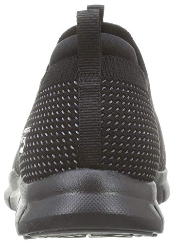Skechers Gratis-Chic Newness, Zapatillas Mujer, Negro (BBK Black Stretch Fit Knit), 38.5 EU