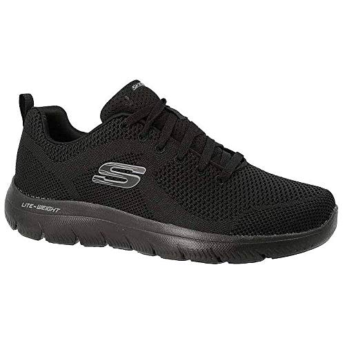 Skechers Summits - Zapatillas con cordones para hombre, color Negro, talla 44 EU
