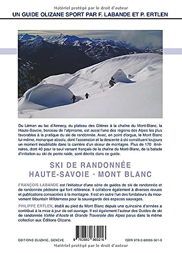Ski de randonnée Haute Savoie-Mont Blanc: 170 itinéraires de ski alpinisme