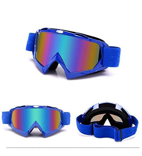 SlimpleStudio Gafas de esquí, Antivaho,Gafas de esquí al Aire Libre Gafas Harley Accesorios de esquí de Fondo Gafas de esquí con protección UV-re
