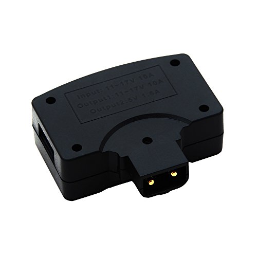 SM SunniMix Portátil D-Tap P-Tap para Conector De 5V USB Adapter para Videocámara Cams Battery