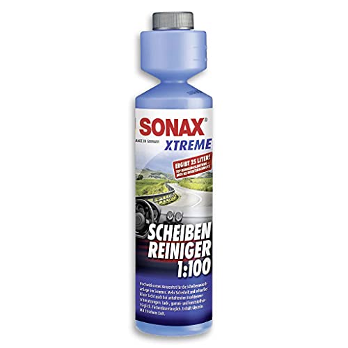 SONAX Limpiacristales XTREME 1:100 (250 ml) para el sistema de limpiaparabrisas | N.° 02711410-544