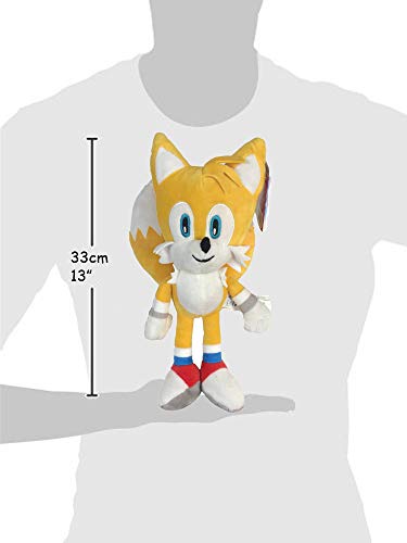 Sonic - Peluche Tails Miles Prower 13"/33cm Color Amarillo Calidad Super Soft