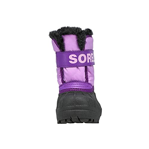 Sorel Bebé Unisex Botas de invierno TODDLER SNOW COMMANDER, Color: Morado (Gumdrop, Purple Violet), Talla: 21