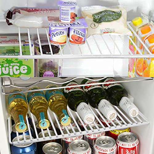 SPARES2GO Estante universal de plástico para frigorífico o congelador (blanco, 1 unidad)