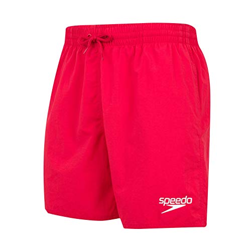 Speedo Essential Bañador Piscina Hombre para Natación, Color Roja, Talla M