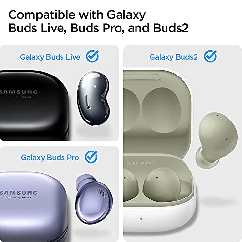 Spigen Urban Fit Compatible con Galaxy Buds 2 Funda/Galaxy Buds Pro Funda/Galaxy Buds Live Funda - Bronze