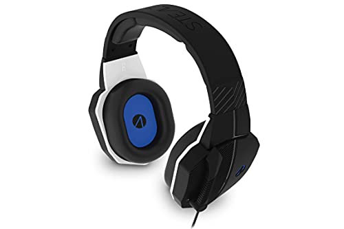 Stealth Phantom V Premium - Auriculares estéreo para Videojuegos, Color Negro y Azul