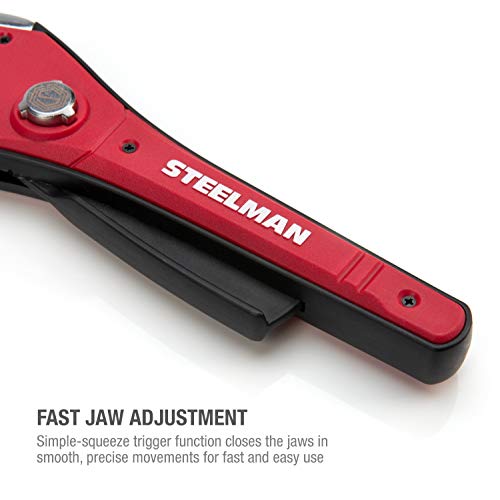 Steelman Juego de llaves rápidas de 2 piezas, fácil de usar con una sola mano, botón de liberación rápida