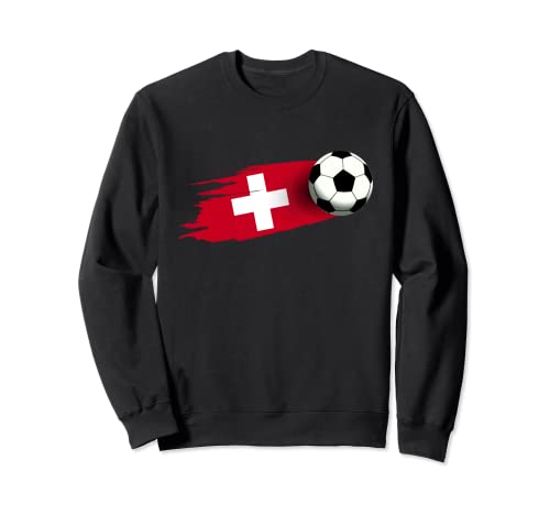 Suiza Bandera Jersey Suiza Fútbol Equipo Suizo Sudadera