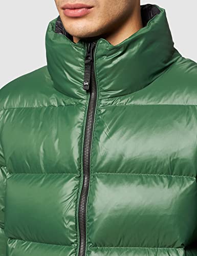 Superdry Alpine Luxe Down Jacket Chaqueta, Gris Oscuro, XL para Hombre