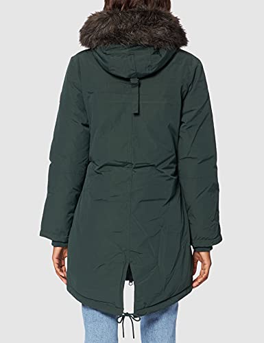 Superdry New Rookie Down Parka, Emerald Green, XL para Mujer