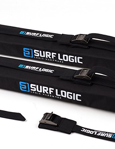 Surf Logic 59158 Soft Racks Tela Porta Tablas, 50cm Largo, Negro