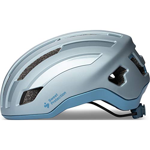 Sweet Protection Outrider Helmet Casco, Unisex Adulto, Mate Slate Blue Metallic, Small