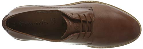 Tamaris 1-1-23321-26, Zapatos de Cordones Derby Mujer, marrón Brandy, 39 EU