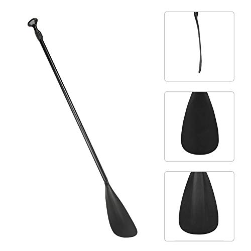 Tbest Remo Paddle Surf, Remo Kayak Aluminio Desmontable Sup Negro Remo Extensible Remo Stand Up Paddle Board para Surf Kayak Piragua Barco